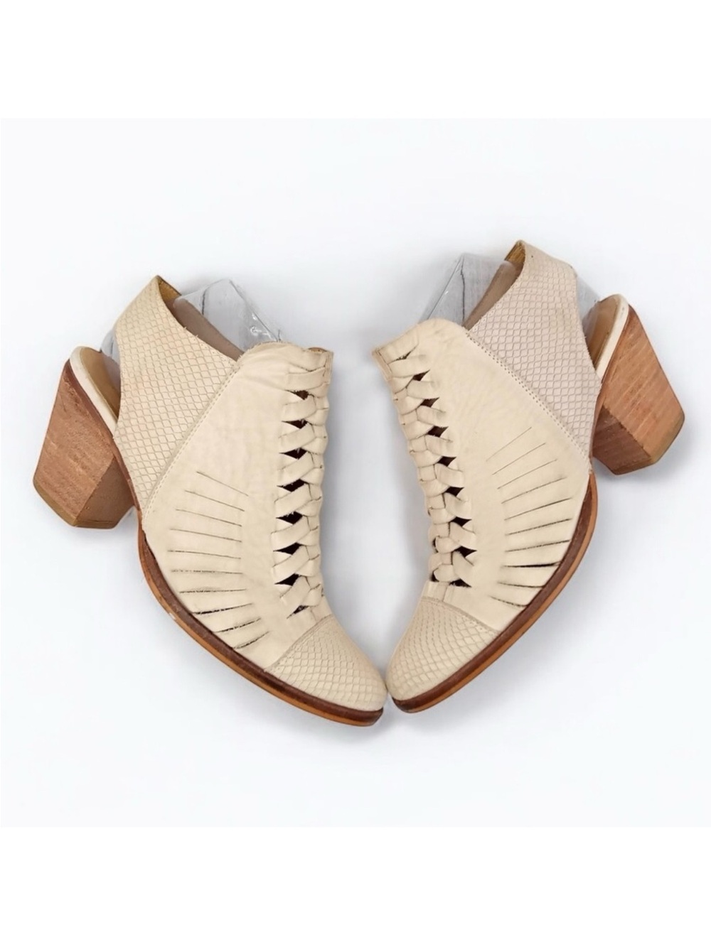 Free People Far Hills Ankle Boot - Vachetta Cream Size: 37